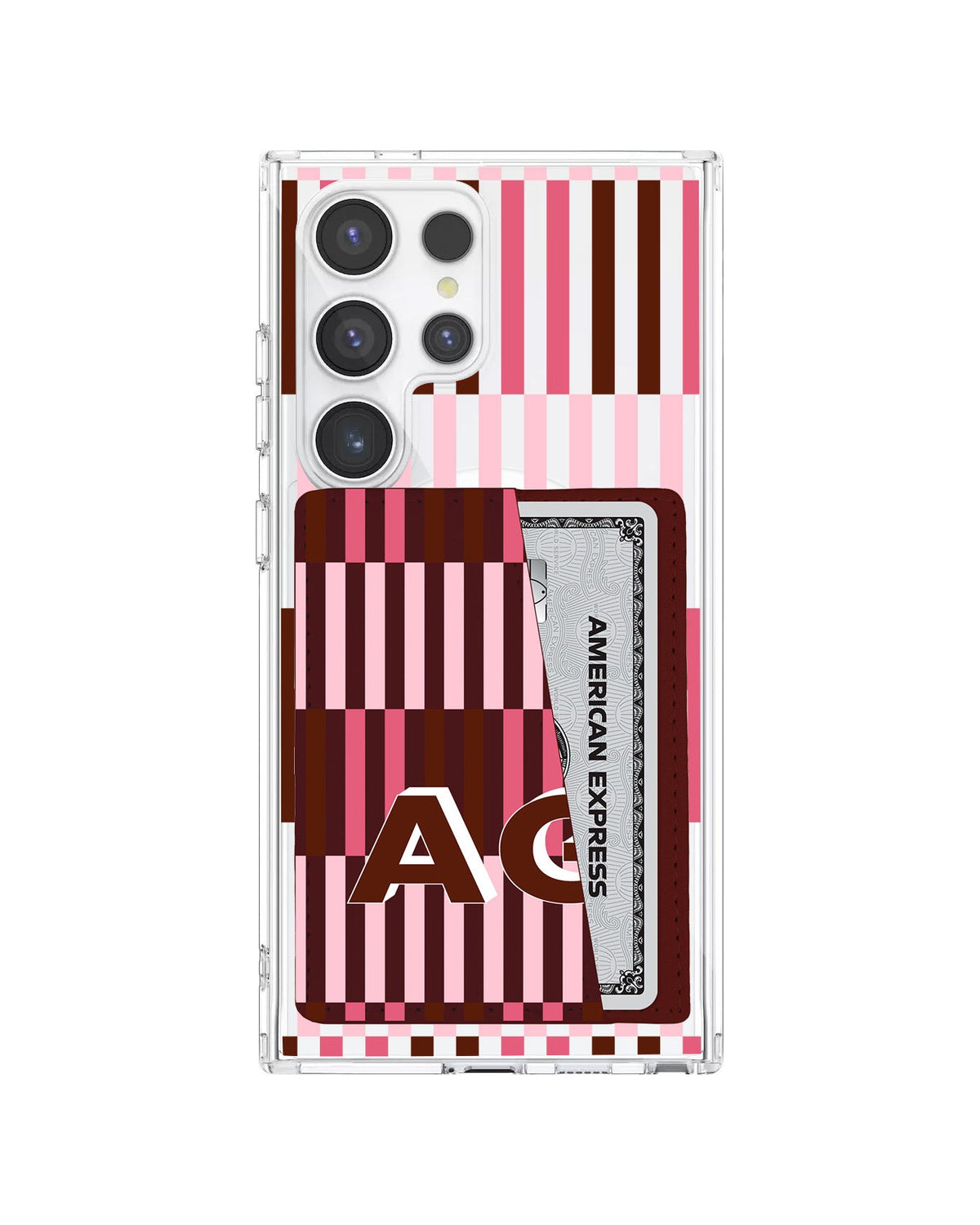 Android Leather Wallet Case - Strawberry Mocha B