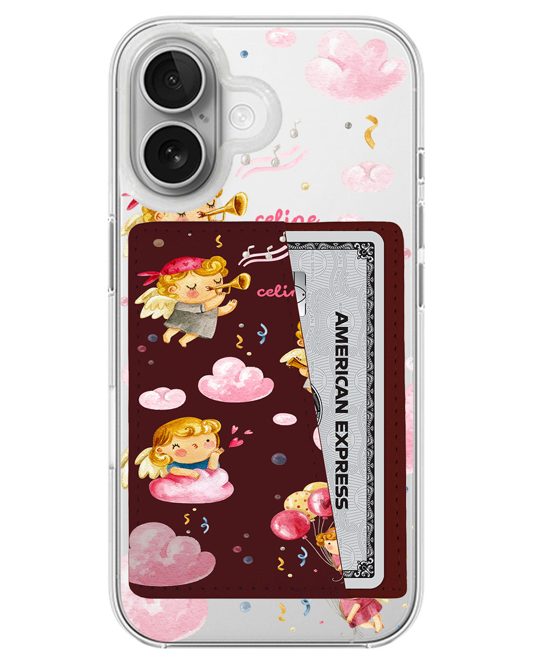 iPhone Leather Wallet Case - Cupit In Love