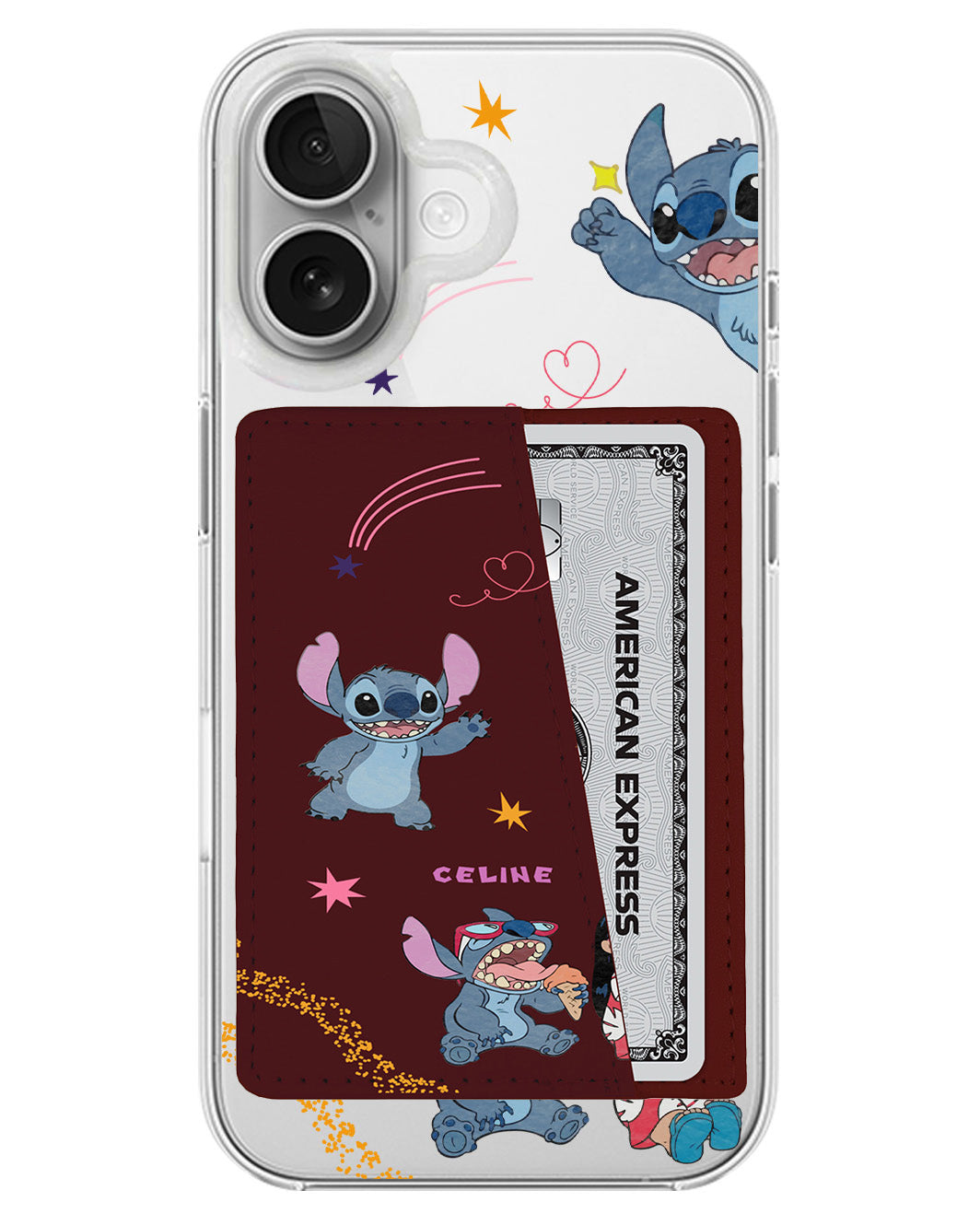 iPhone Leather Wallet Case - Stitch 2