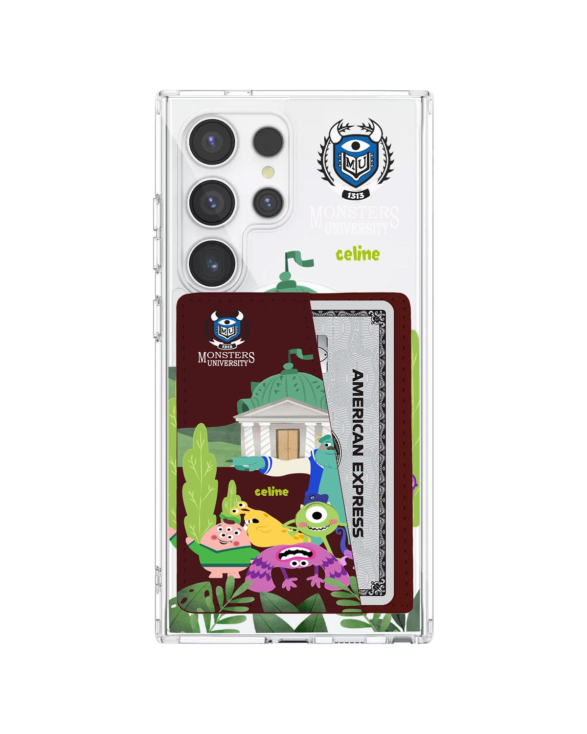 Android Leather Wallet Case - Monster University