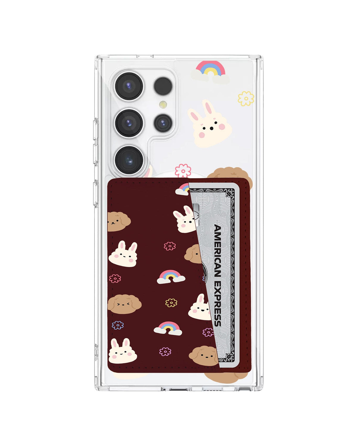 Android Leather Wallet Case - Puppymoji