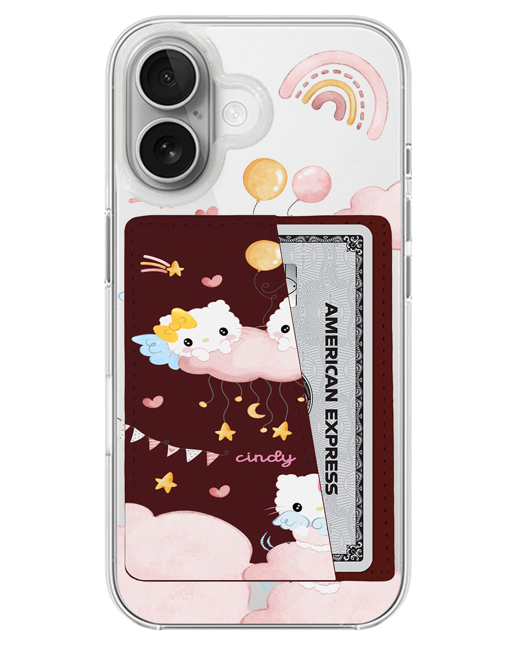 iPhone Leather Wallet Case - Hello Dream