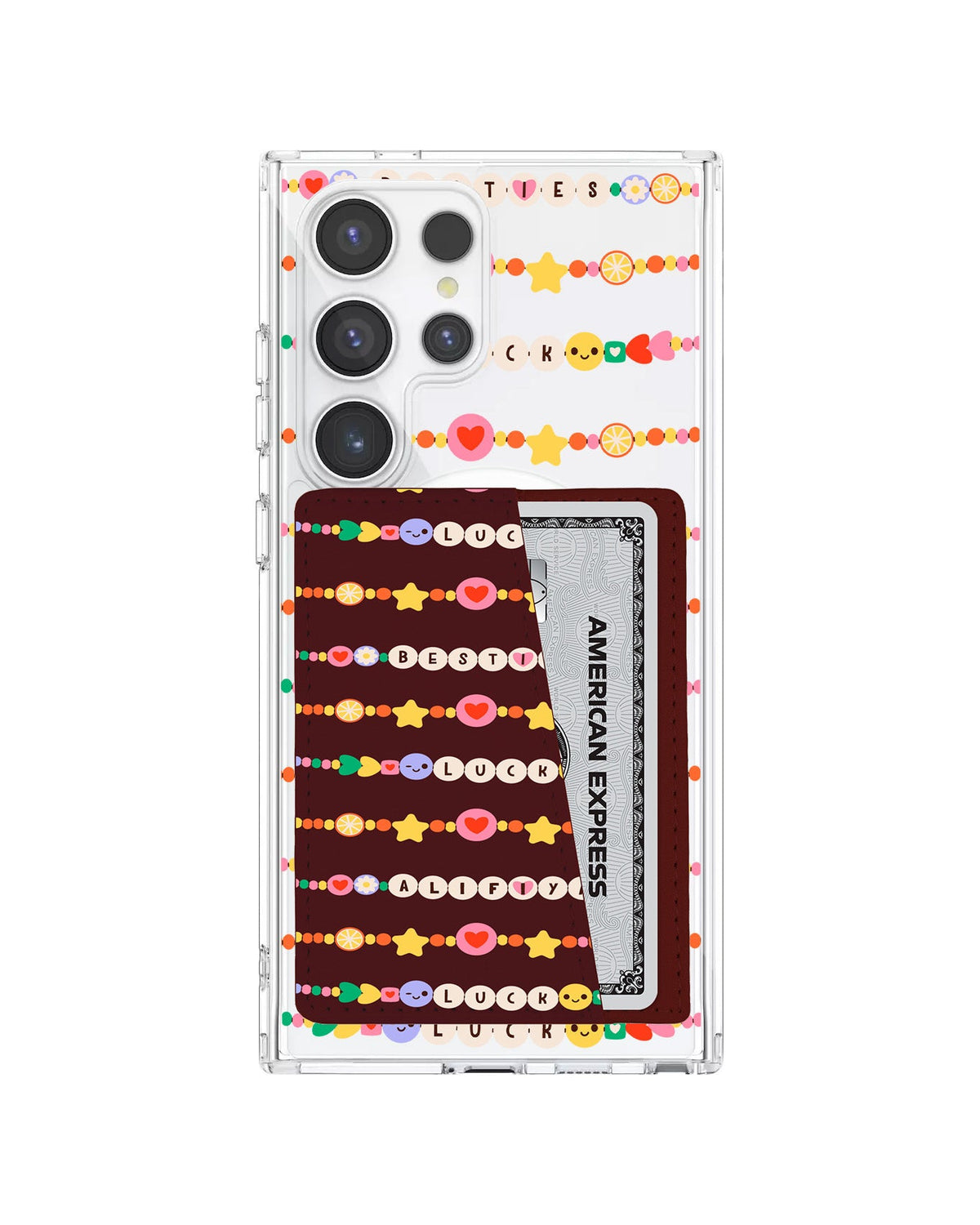Android Leather Wallet Case - Friendship Bracelet