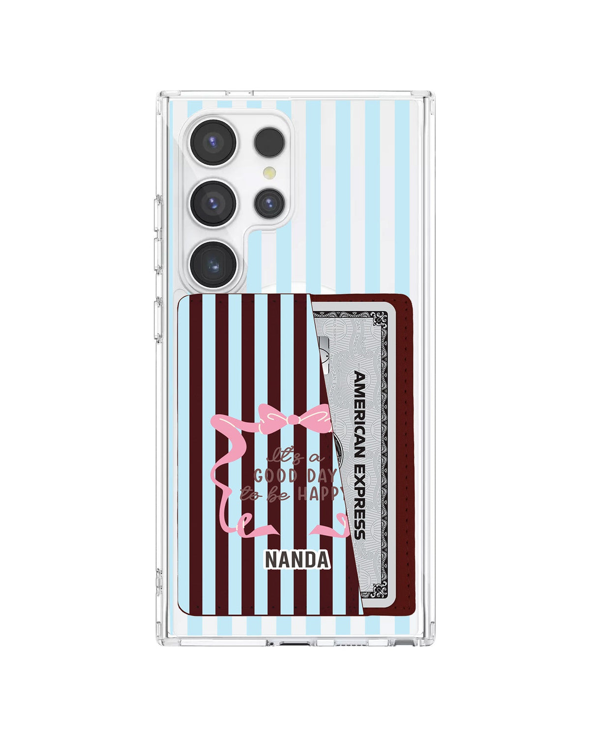Android Leather Wallet Case - Good Day Energy