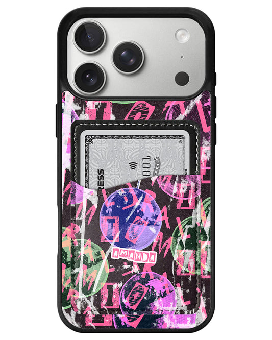 iPhone Phone Wallet Case - Mirrorball
