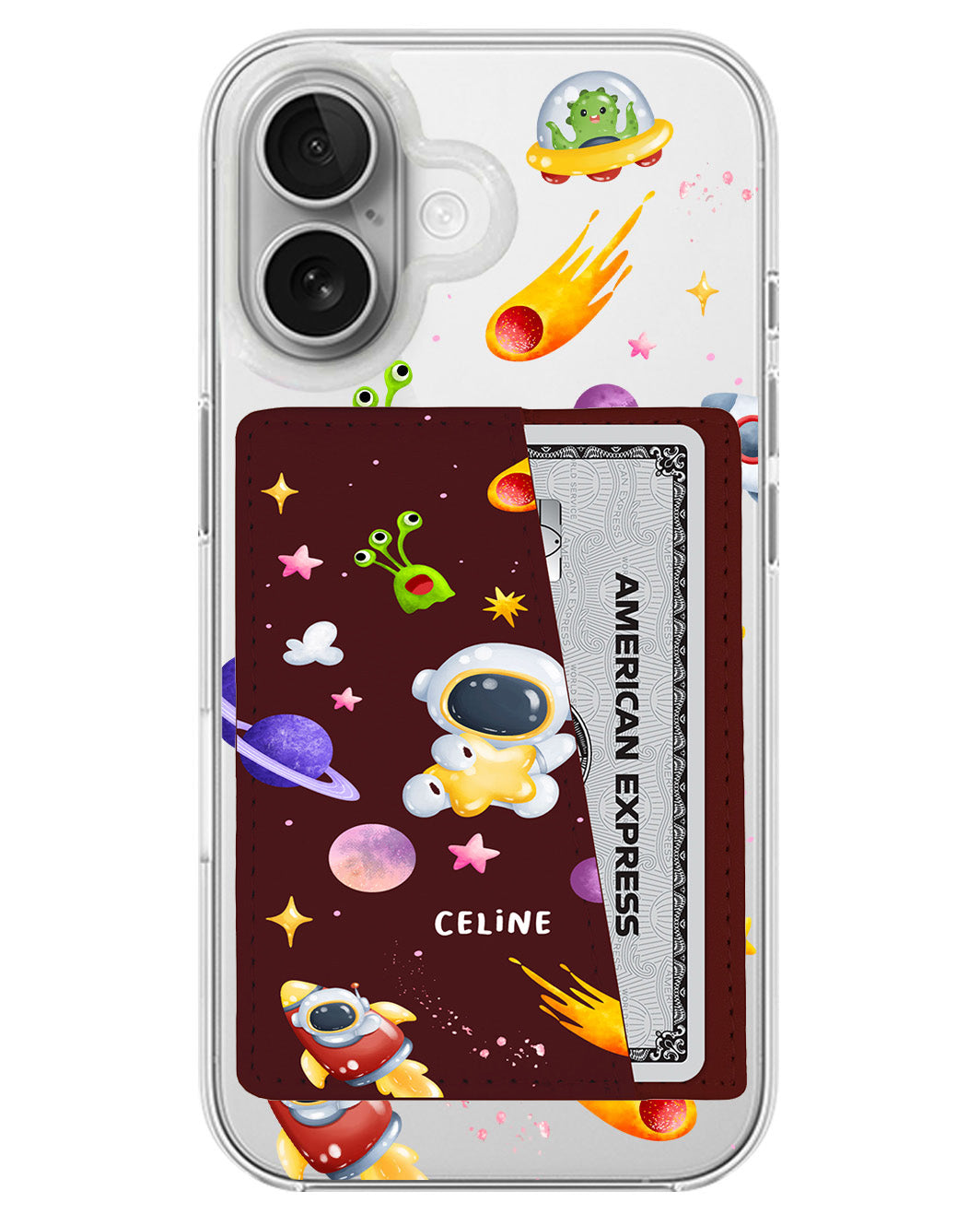 iPhone Leather Wallet Case - Spaceup