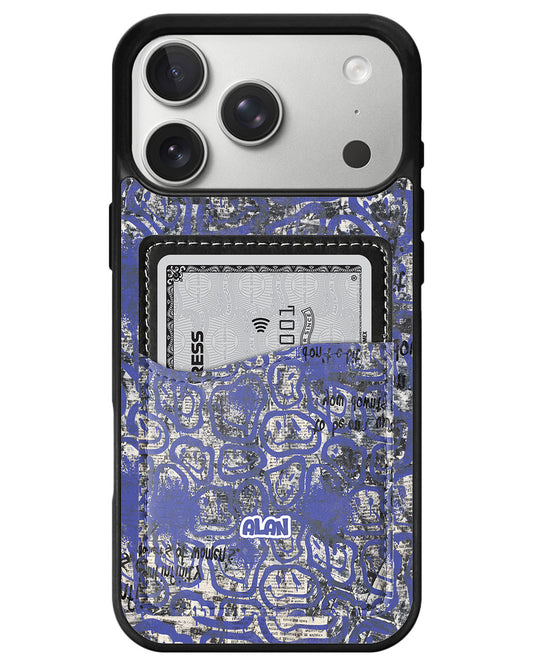 iPhone Phone Wallet Case - Melting