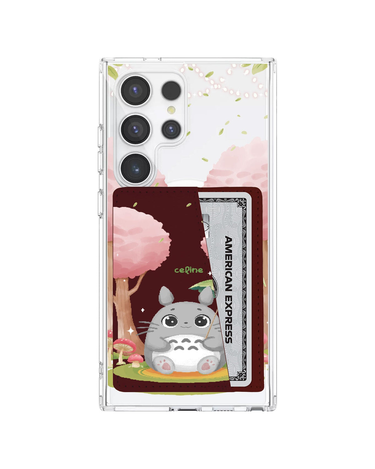 Android Leather Wallet Case - Totoro 1
