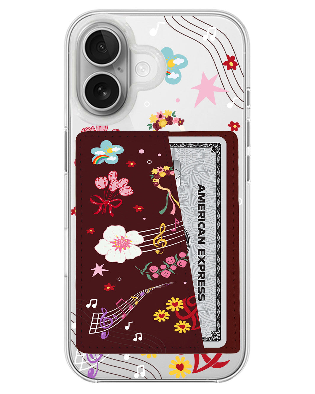 iPhone Leather Wallet Case - Red Velvet 3