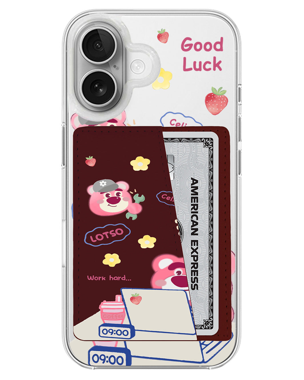 iPhone Leather Wallet Case - Lotso Work