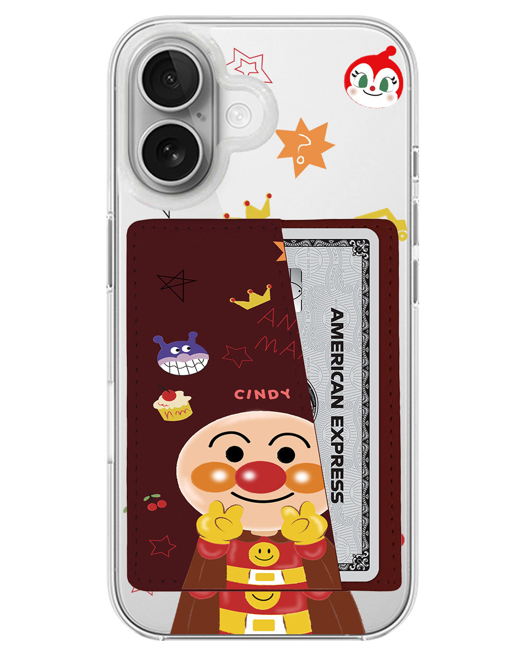 iPhone Leather Wallet Case - I'm Anpanman