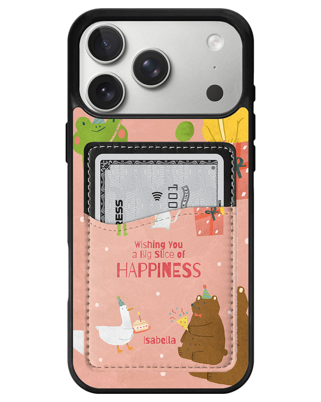 iPhone Phone Wallet Case - Big Dlice of Happiness