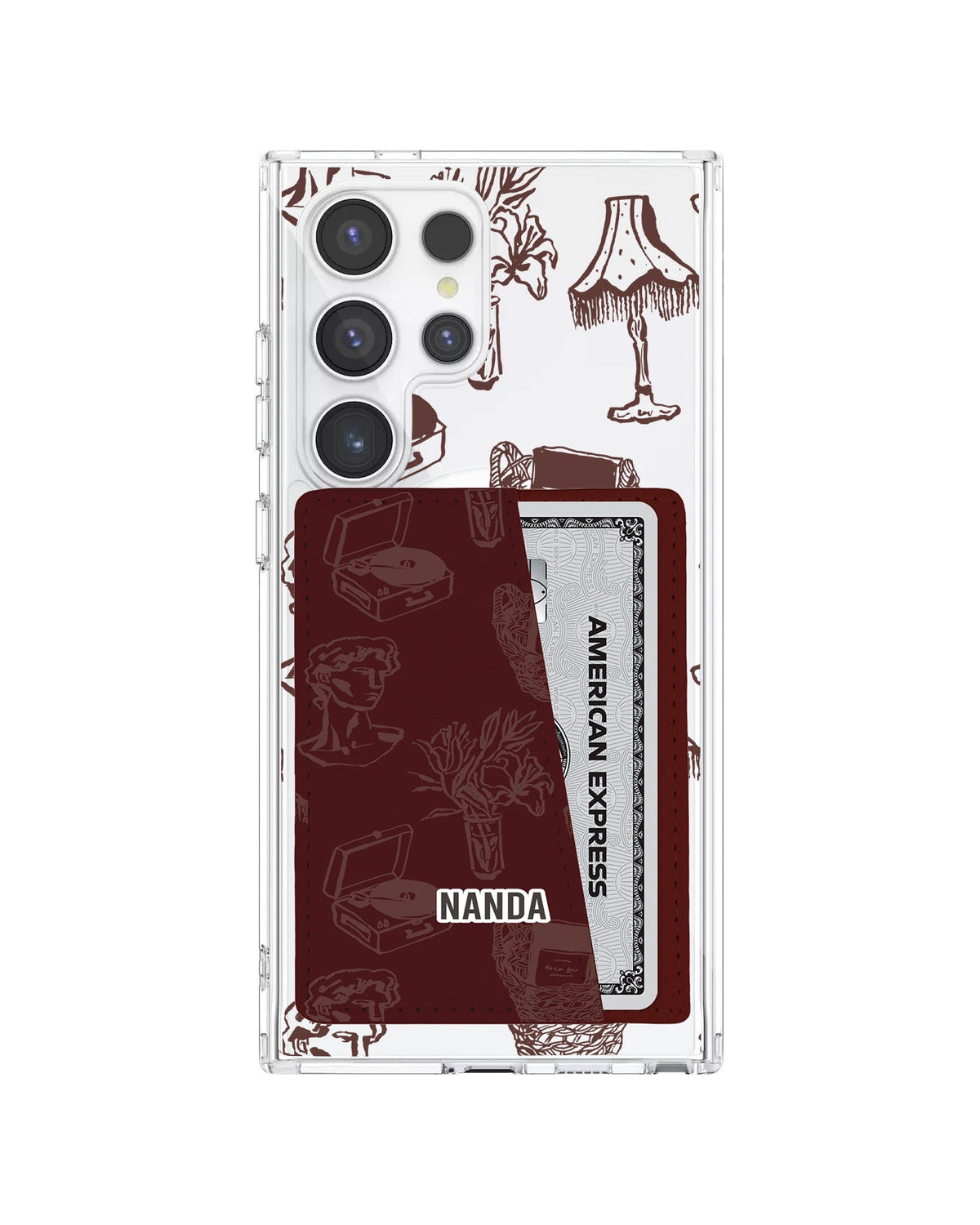 Android Leather Wallet Case - Antique Corners