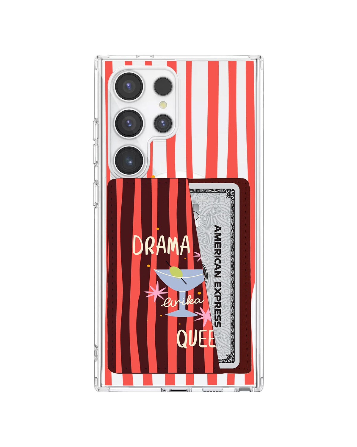 Android Leather Wallet Case - Drama Queen