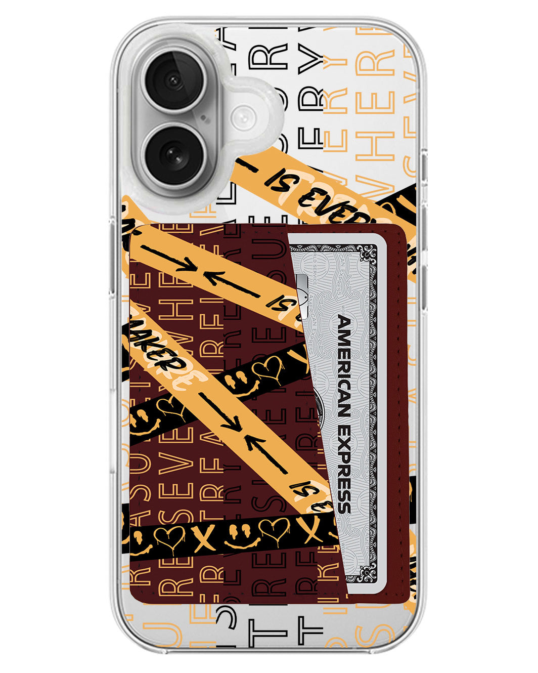 iPhone Leather Wallet Case - Treasure 2
