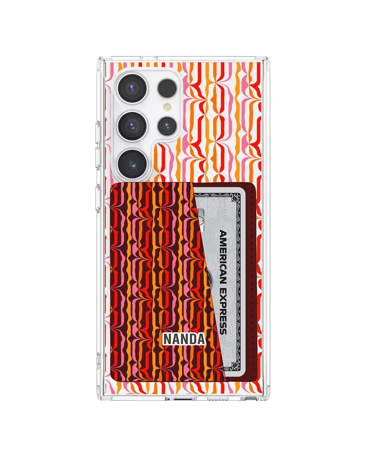 Android Leather Wallet Case - Sunset Groove