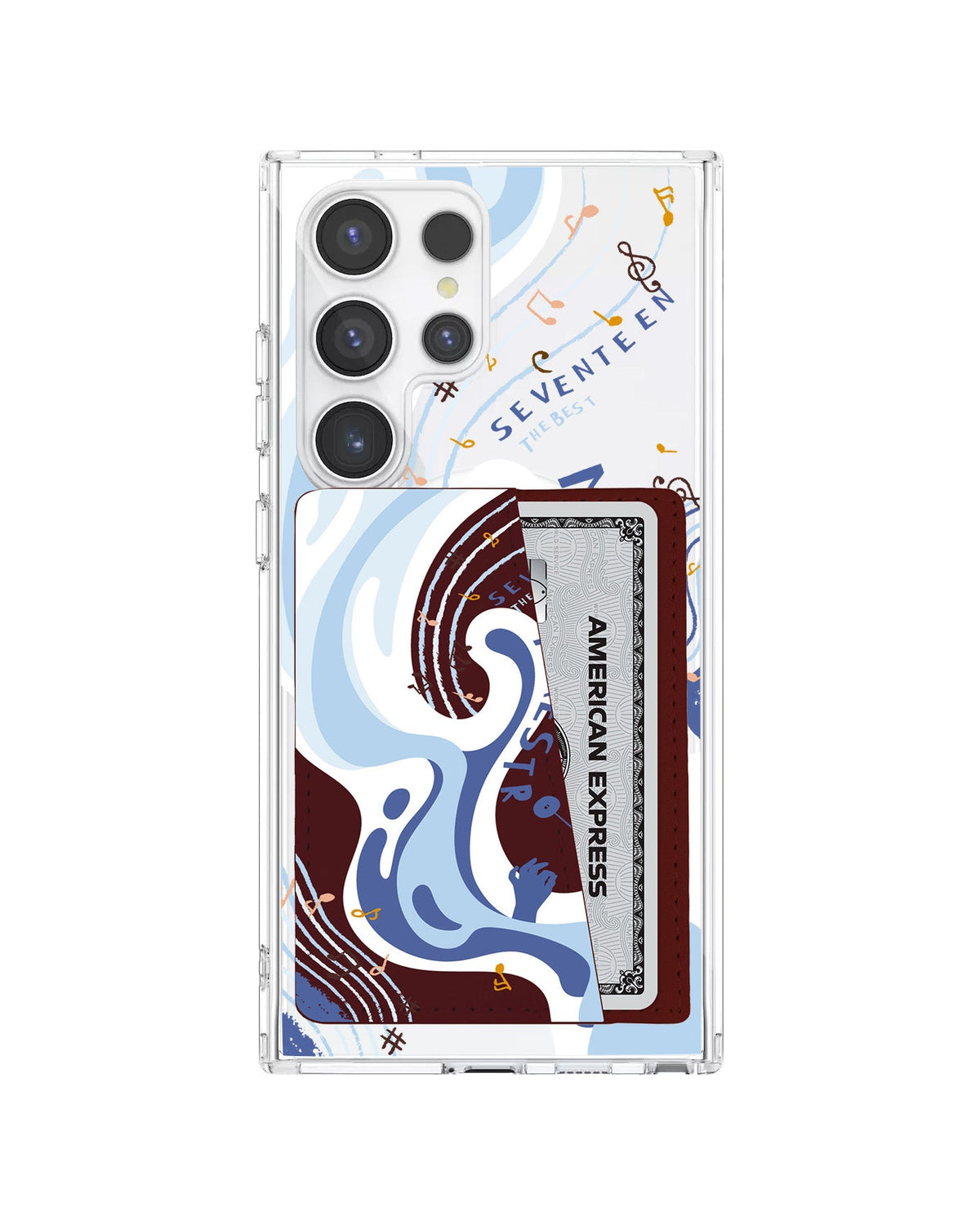 Android Leather Wallet Case - Seventeen 1