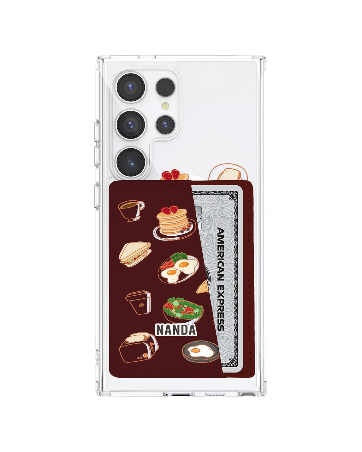 Android Leather Wallet Case - Morning Munchies