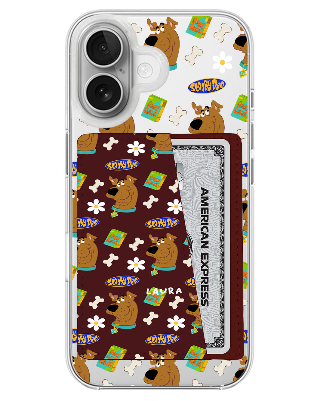 iPhone Leather Wallet Case - Scooby Doo