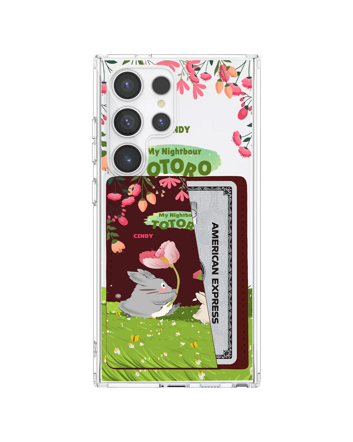 Android Leather Wallet Case - My Nightbour Totoro