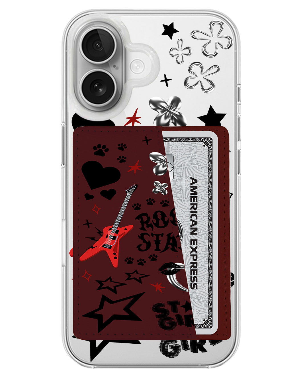 iPhone Leather Wallet Case - Lisa 1