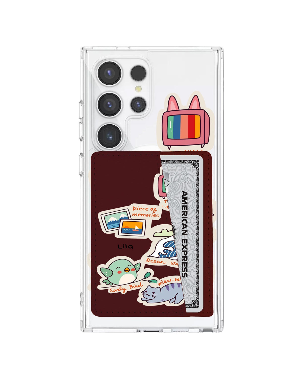 Android Leather Wallet Case - Nostalgic Day