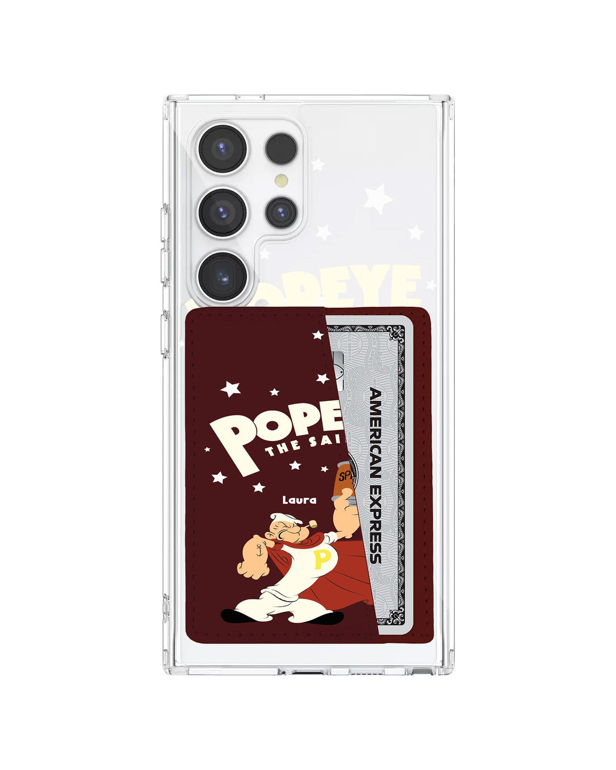 Android Leather Wallet Case - Popeye The Sailor