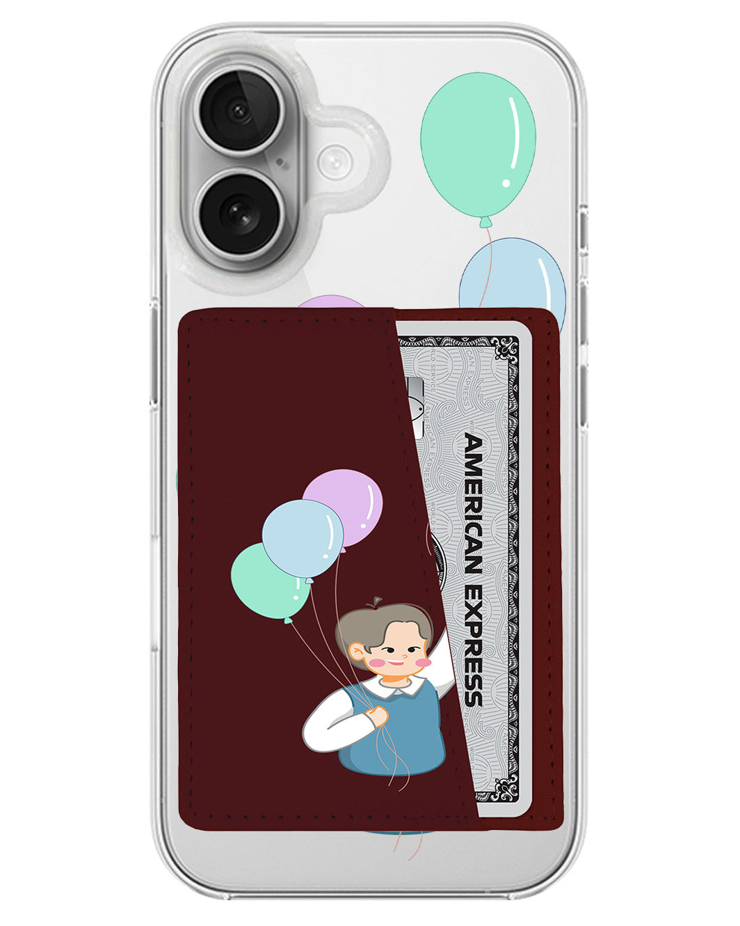 iPhone Leather Wallet Case - Ted