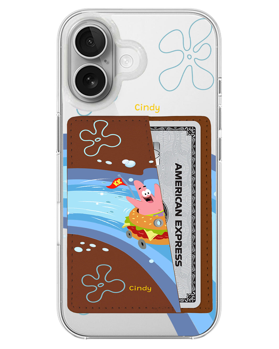 iPhone Leather Wallet Case - Spongebob Tour