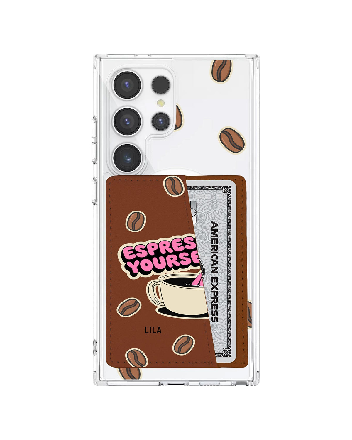 Android Leather Wallet Case - Espresso Yourself