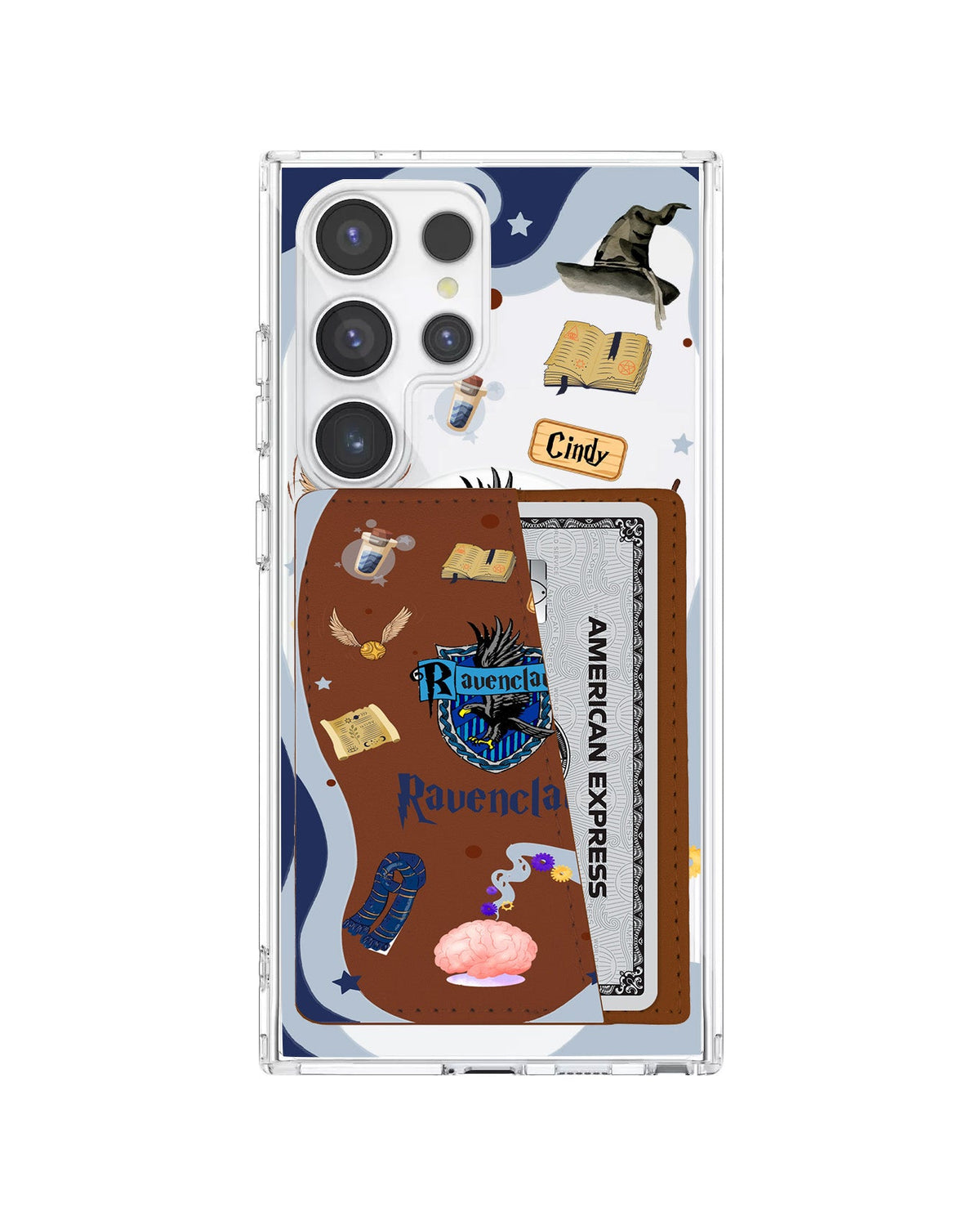 Android Leather Wallet Case - Ravenclaw