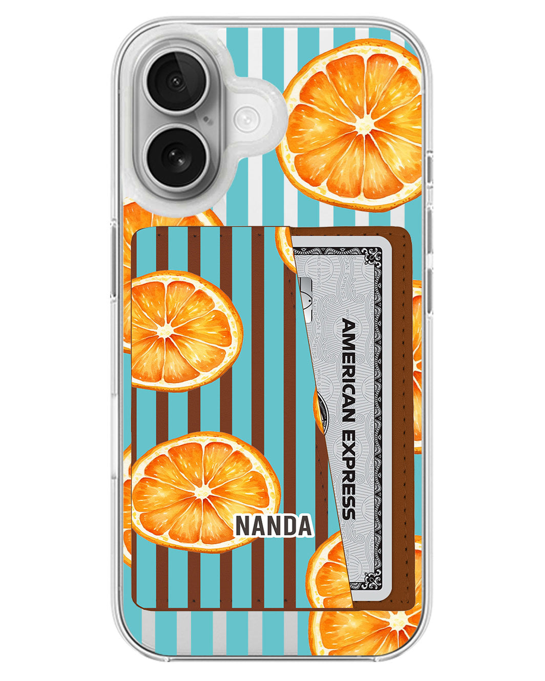 iPhone Leather Wallet Case - Sunshine Slices