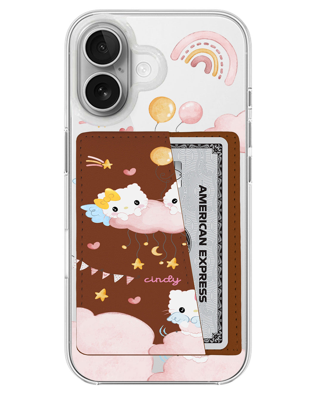 iPhone Leather Wallet Case - Hello Dream