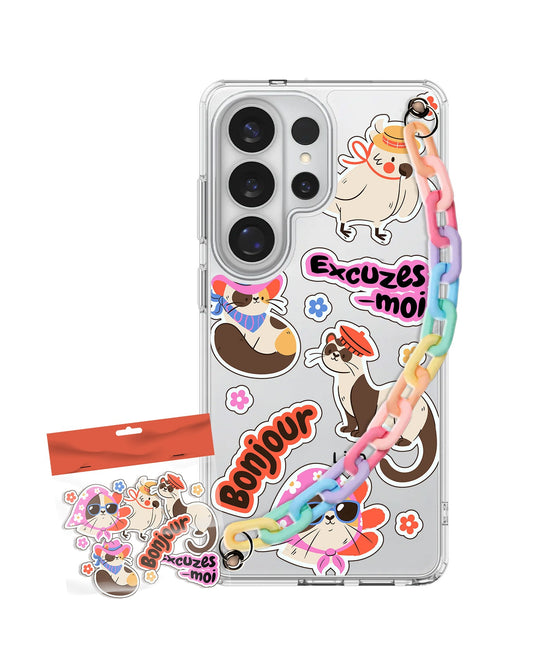 Android Chain Strap Case - Cattitude On Point