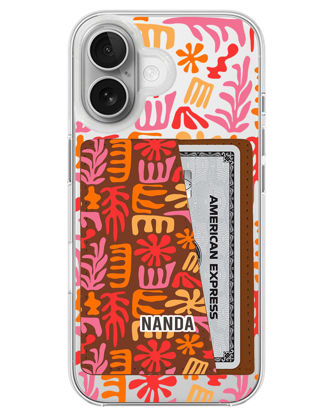 iPhone Leather Wallet Case - Floral Fiesta
