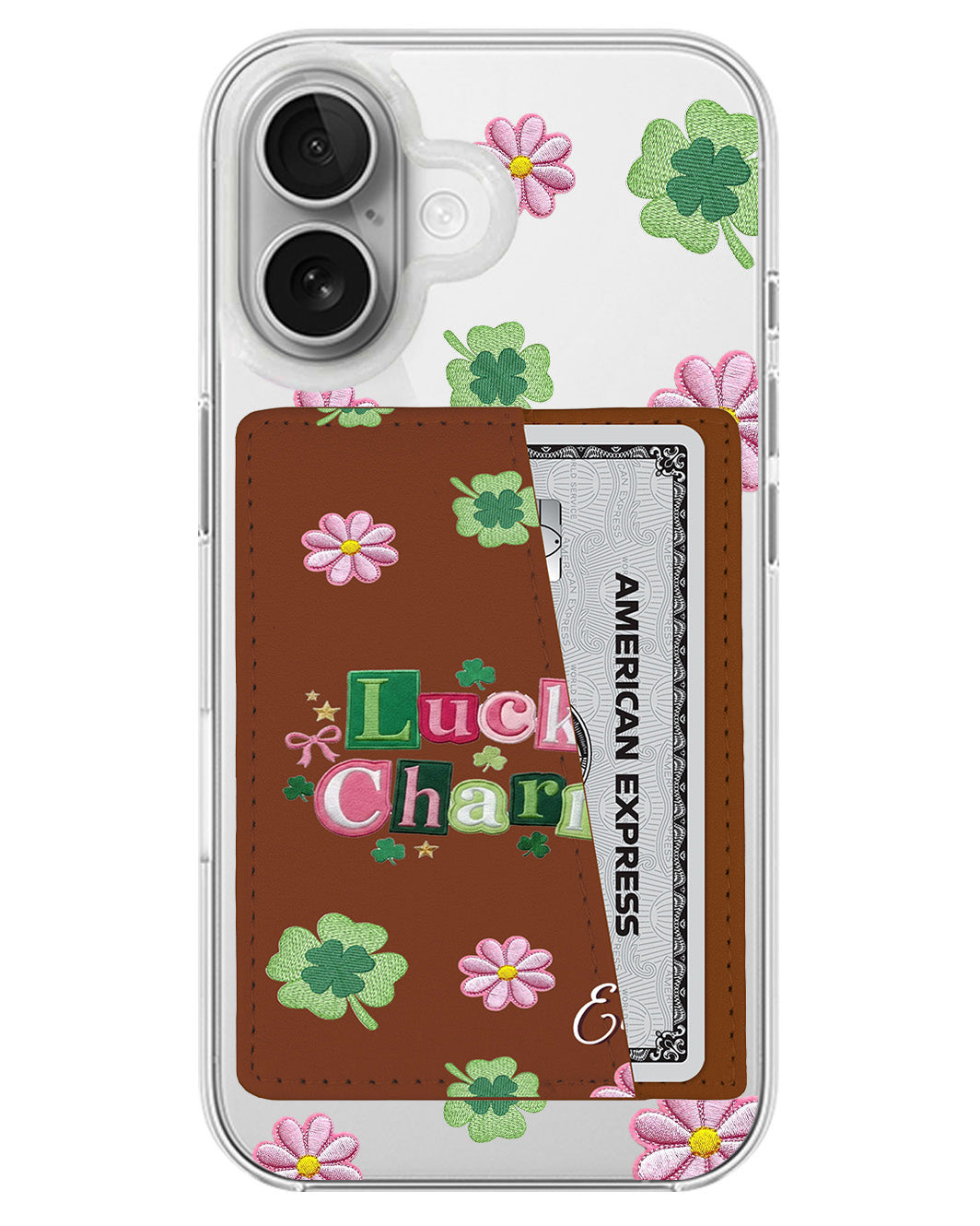 iPhone Leather Wallet Case - Lucky Charms
