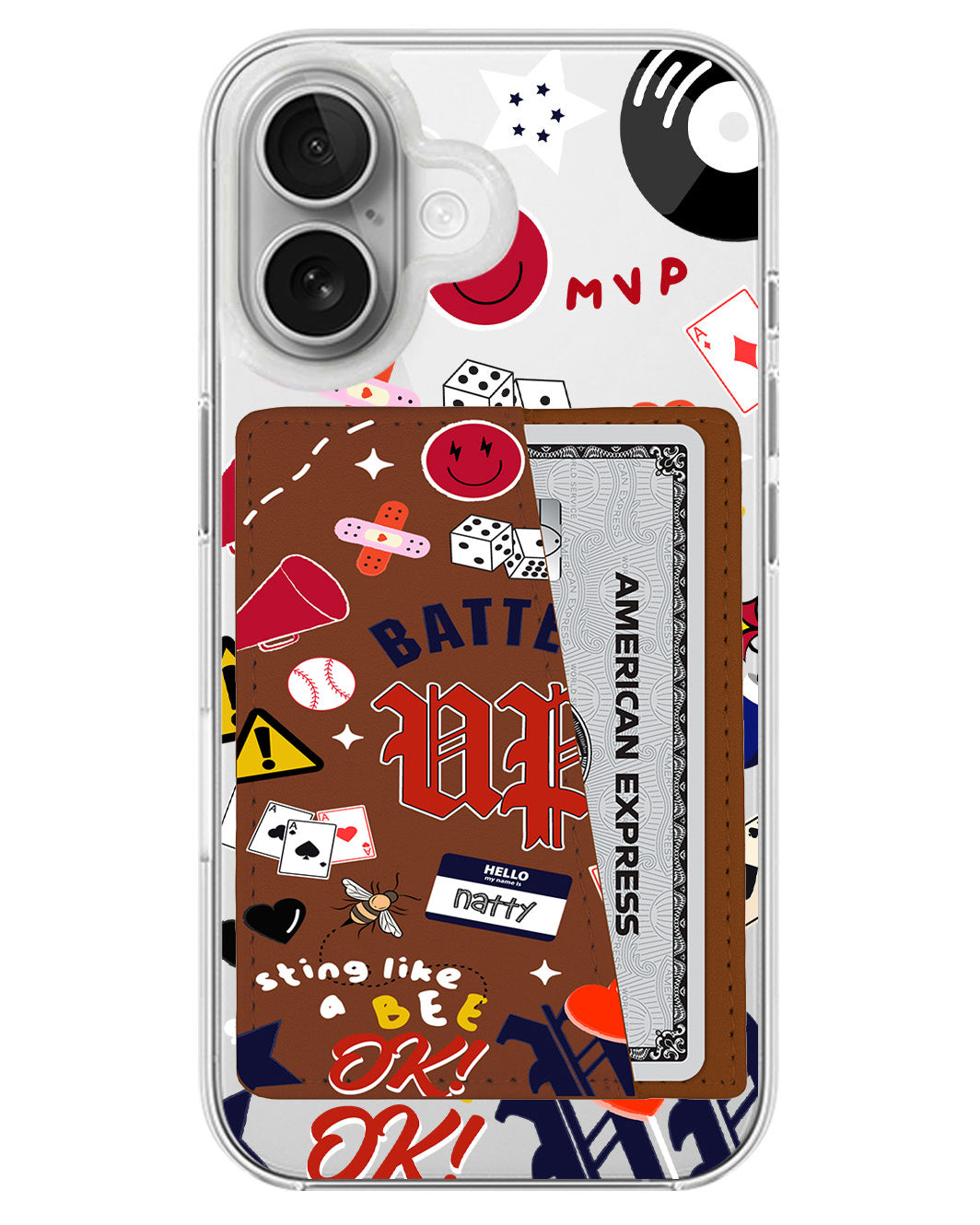 iPhone Leather Wallet Case - Babymon 1