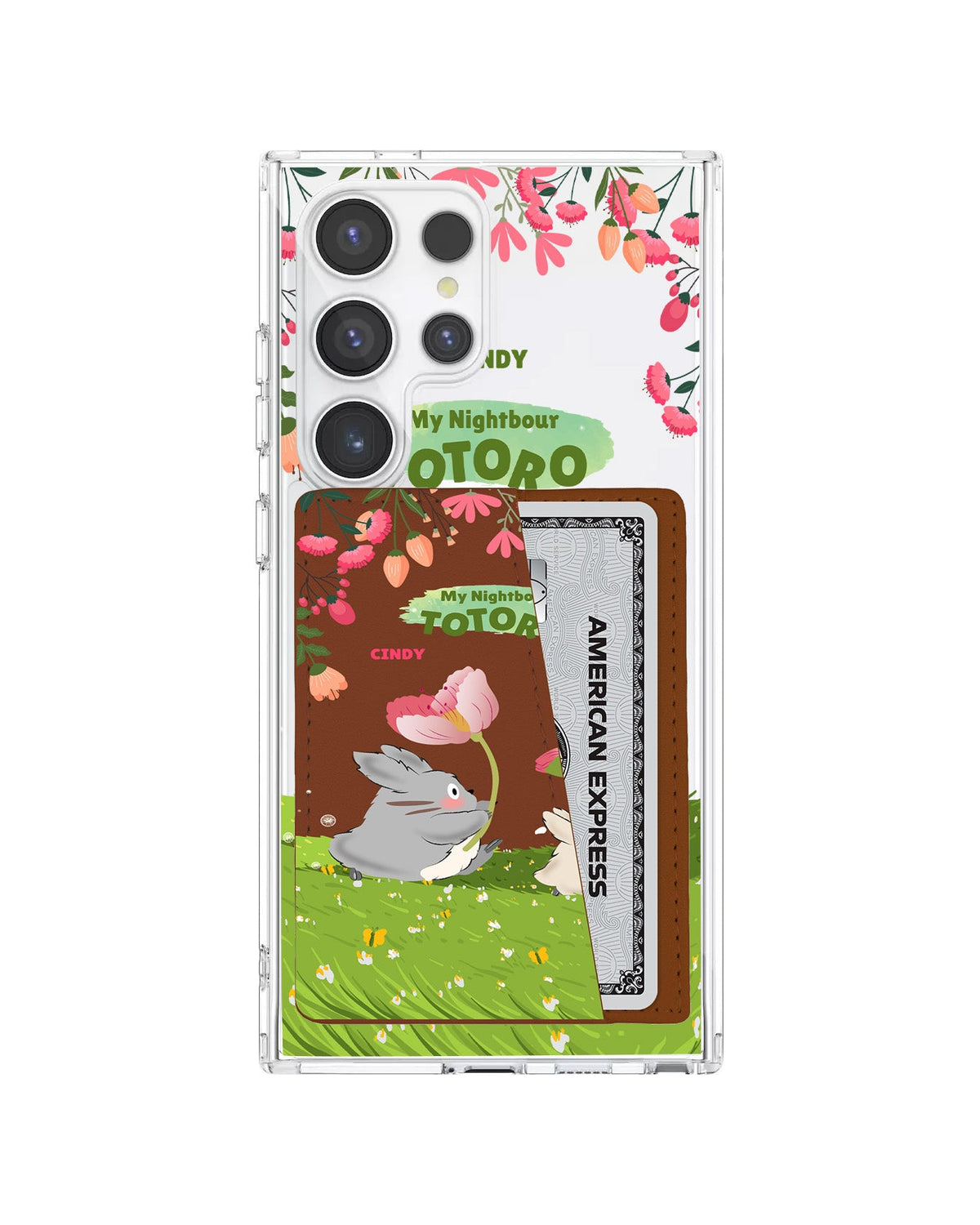 Android Leather Wallet Case - My Nightbour Totoro