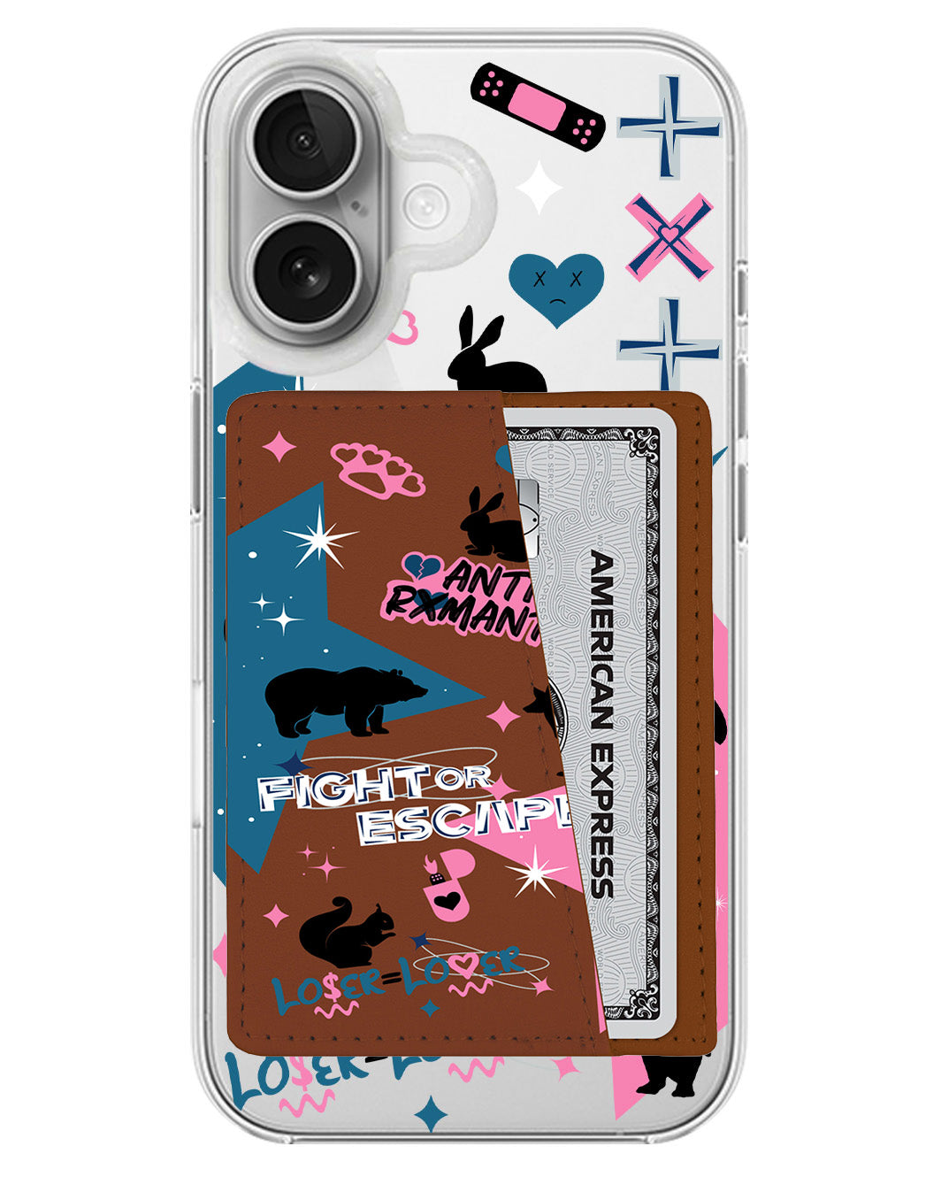 iPhone Leather Wallet Case - TXT 1