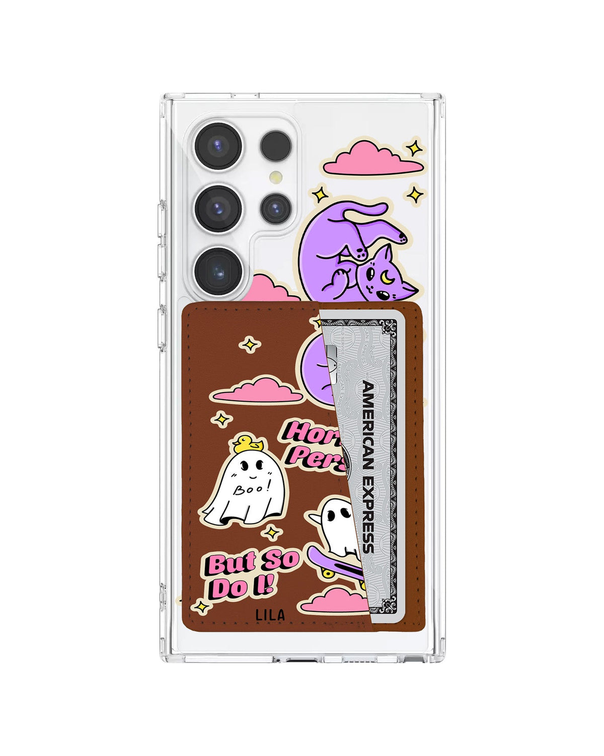 Android Leather Wallet Case - Adorably Haunted