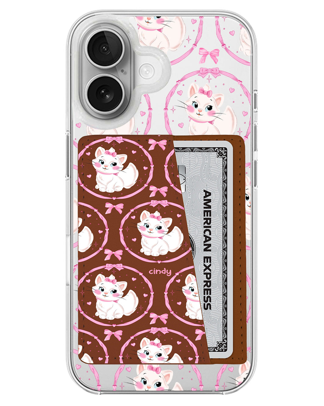 iPhone Leather Wallet Case - Marrie Pattern
