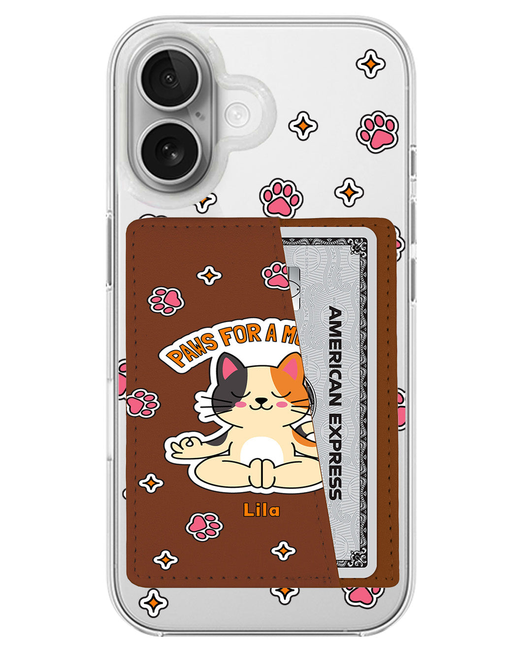 iPhone Leather Wallet Case - Zen & Purrs