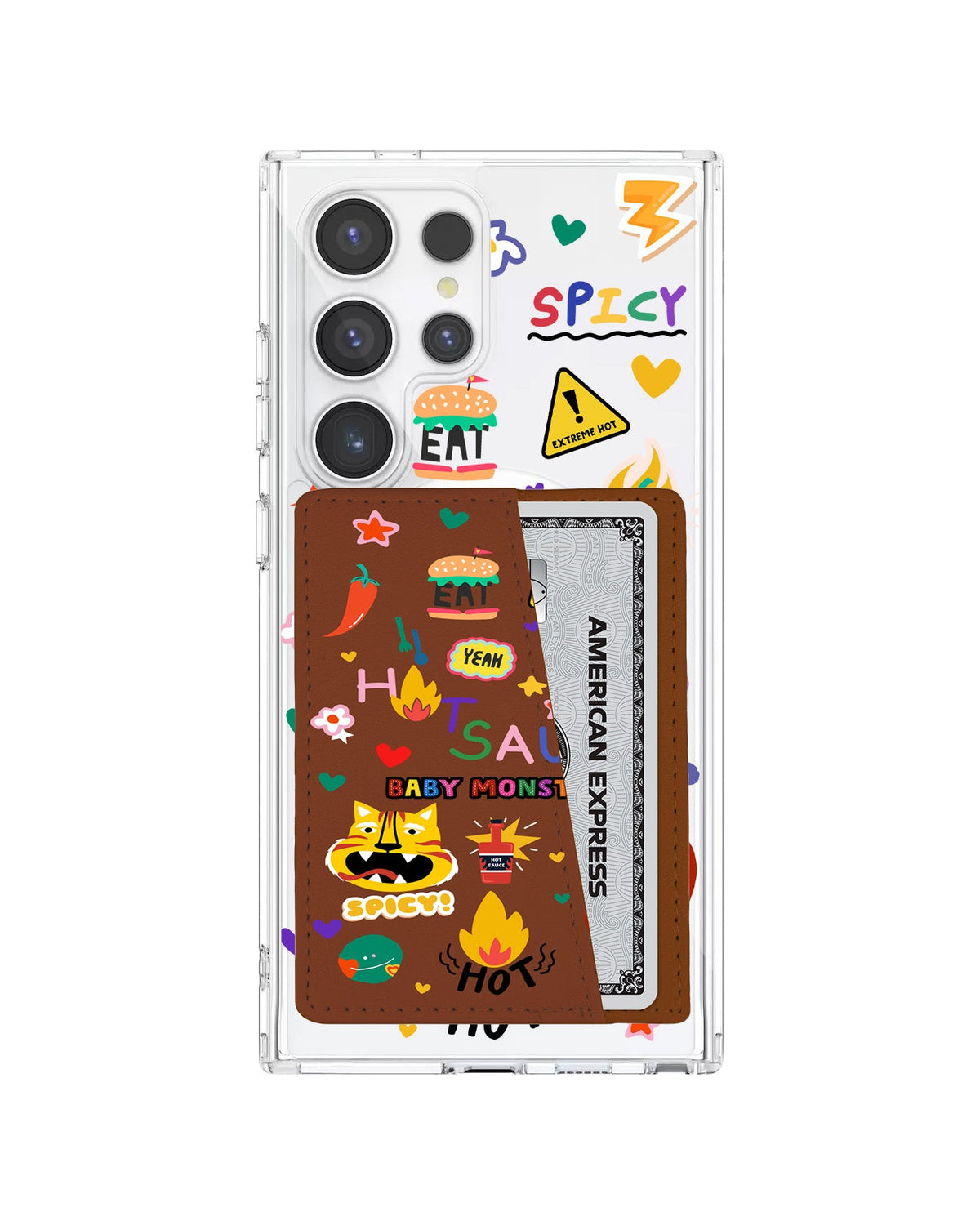 Android Leather Wallet Case - Babymon 3