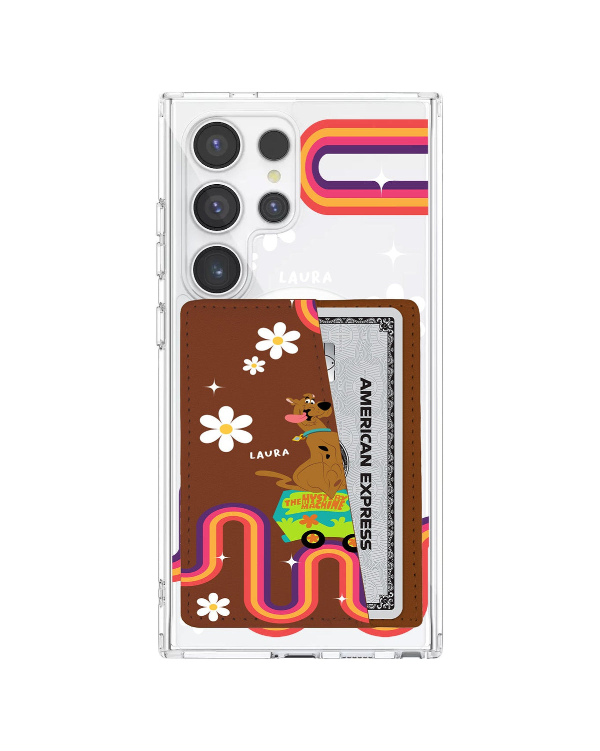 Android Leather Wallet Case - The Mystery Machine