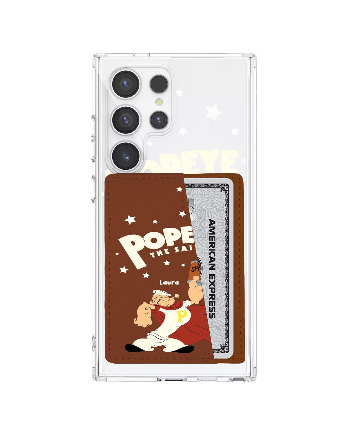 Android Leather Wallet Case - Popeye The Sailor
