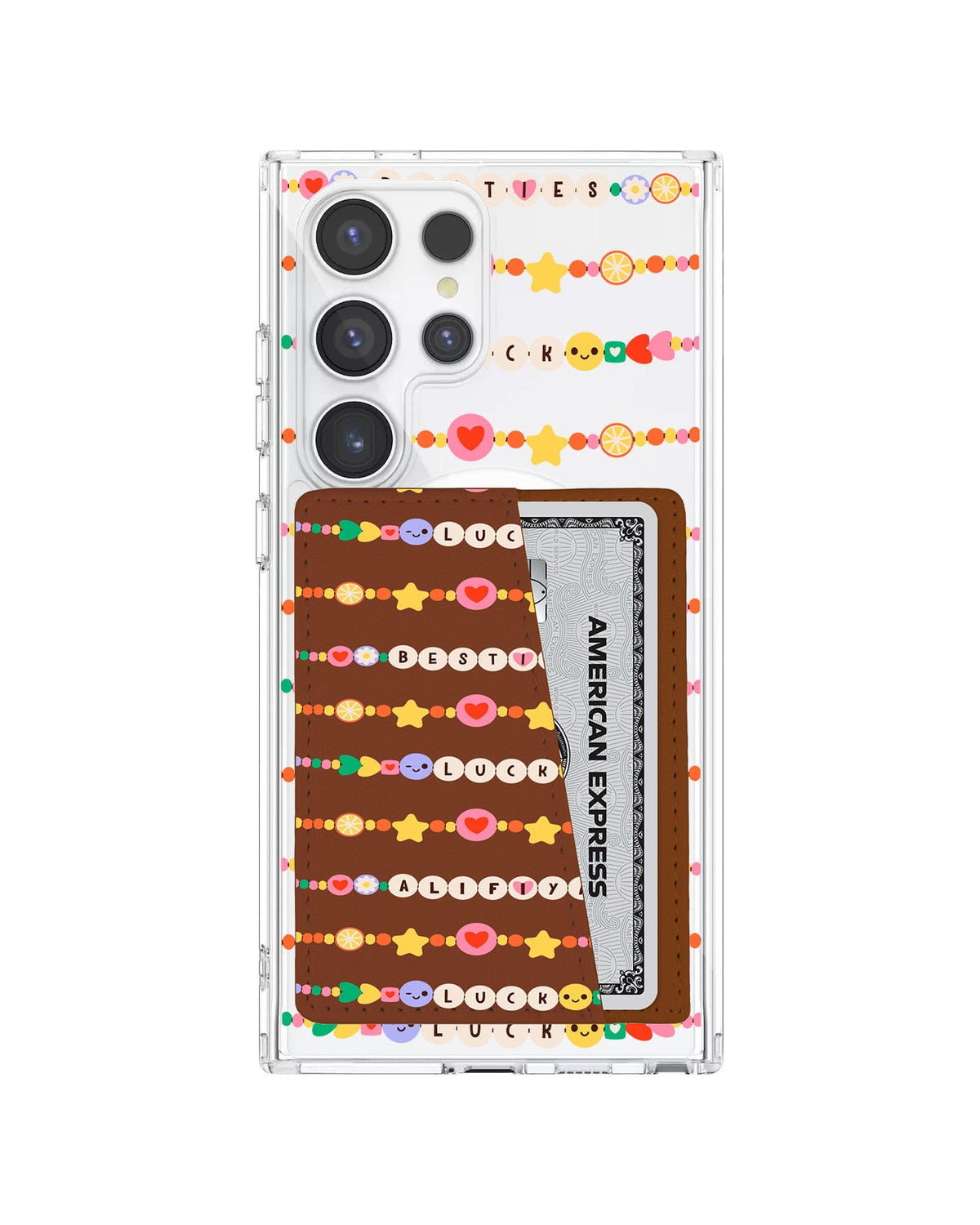 Android Leather Wallet Case - Friendship Bracelet