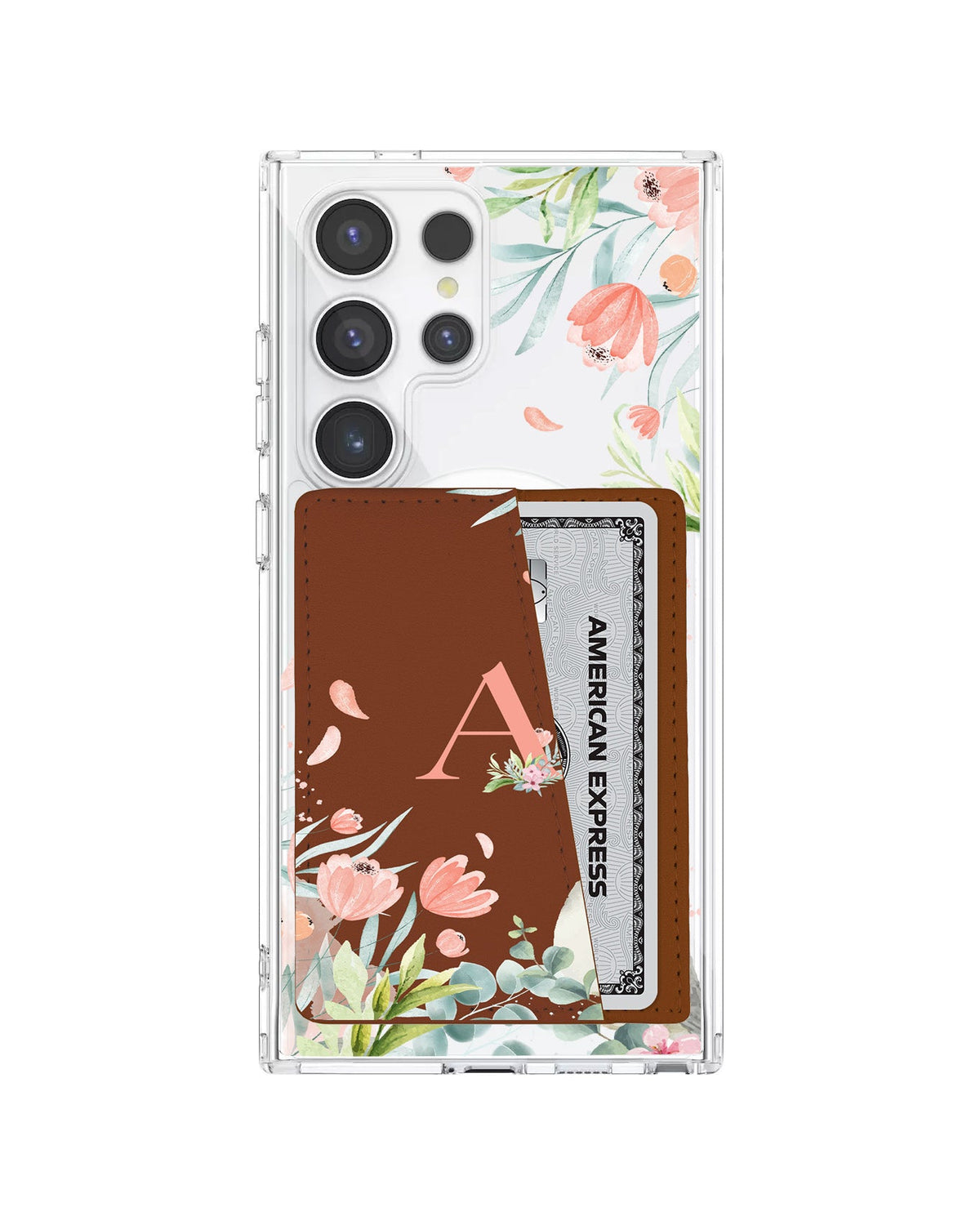 Android Leather Wallet Case - Flower Bloom