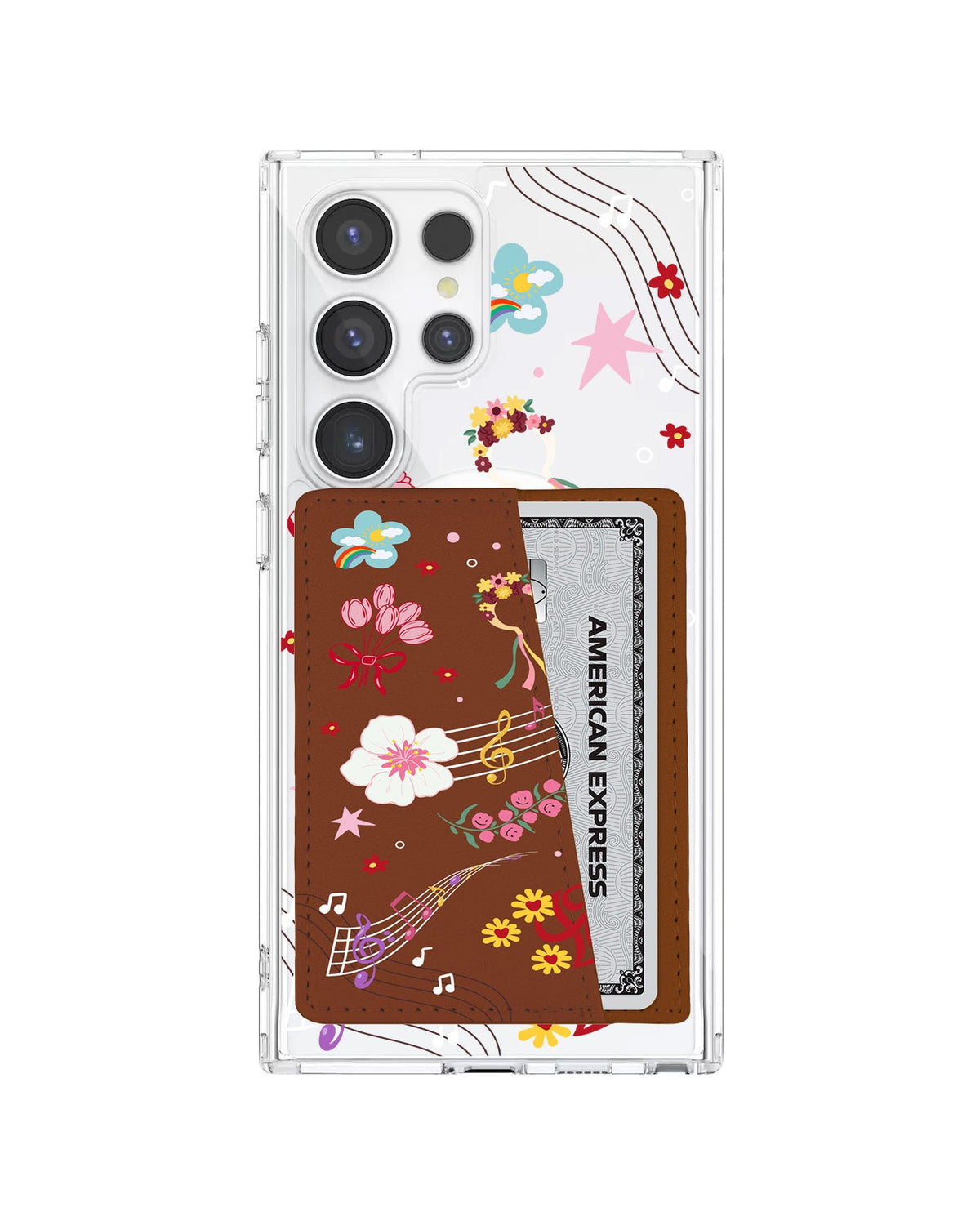 Android Leather Wallet Case - Red Velvet 3
