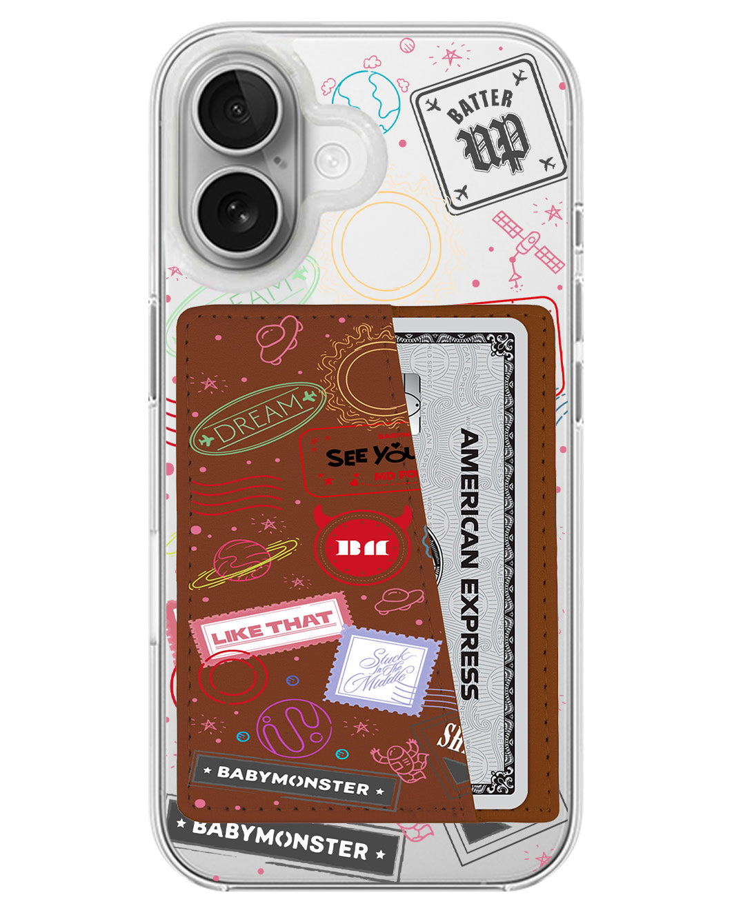 iPhone Leather Wallet Case - Babymon 2