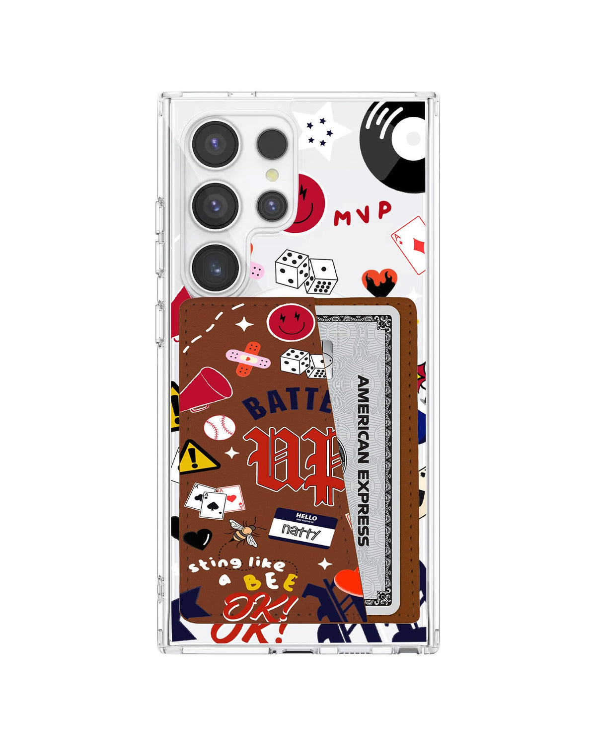Android Leather Wallet Case - Babymon 1
